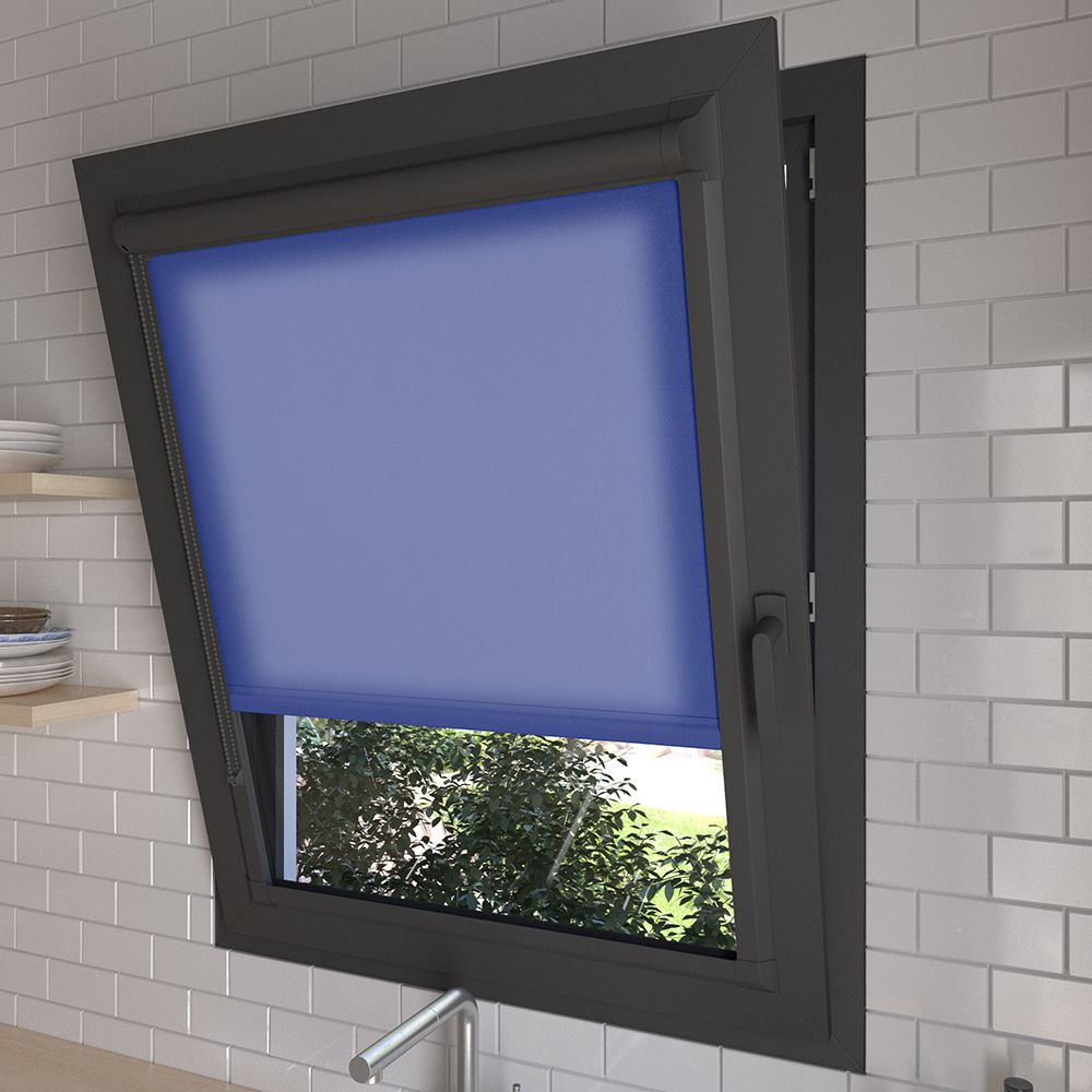  Burst Navy Blue Perfect Fit Dimout Roller