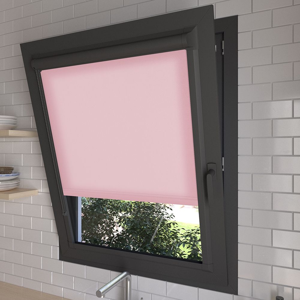 Burst Soft Peach Perfect Fit Dimout Roller