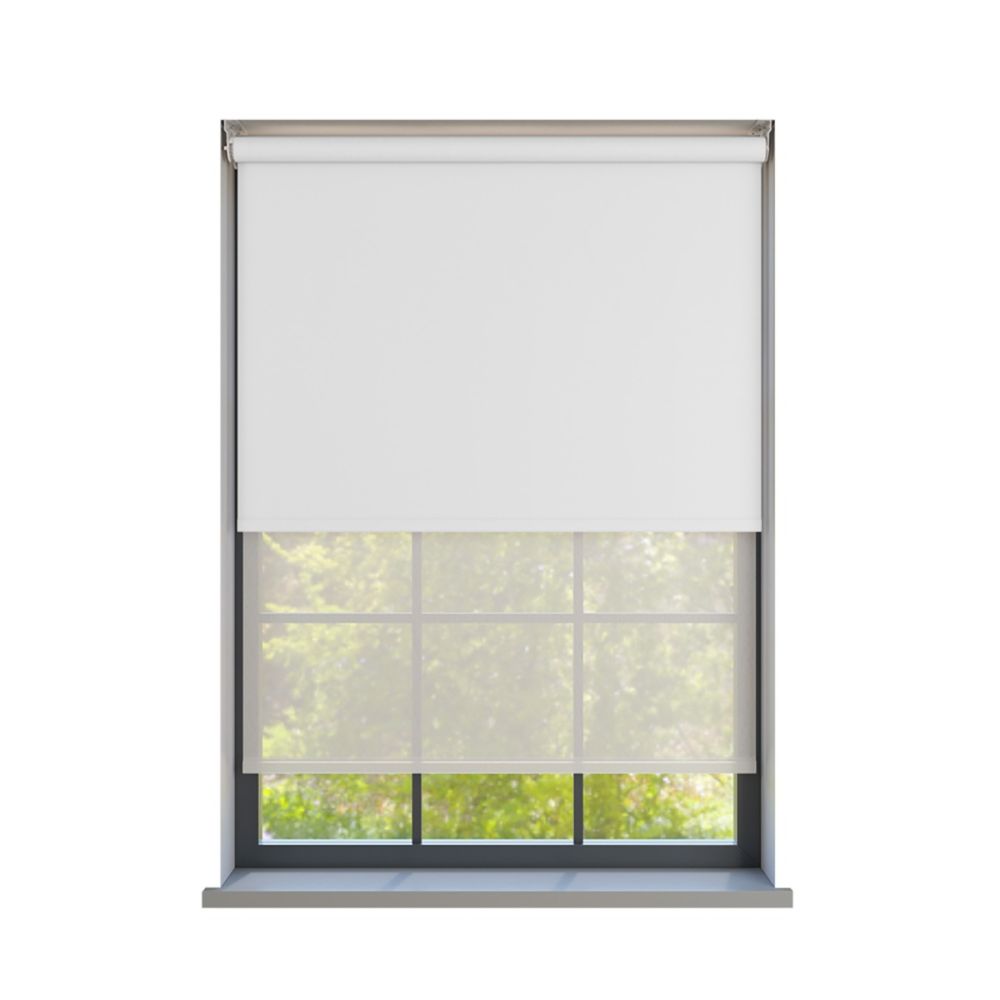 Amor Snowfall with Haze Pure Double Roller Blind - IRE