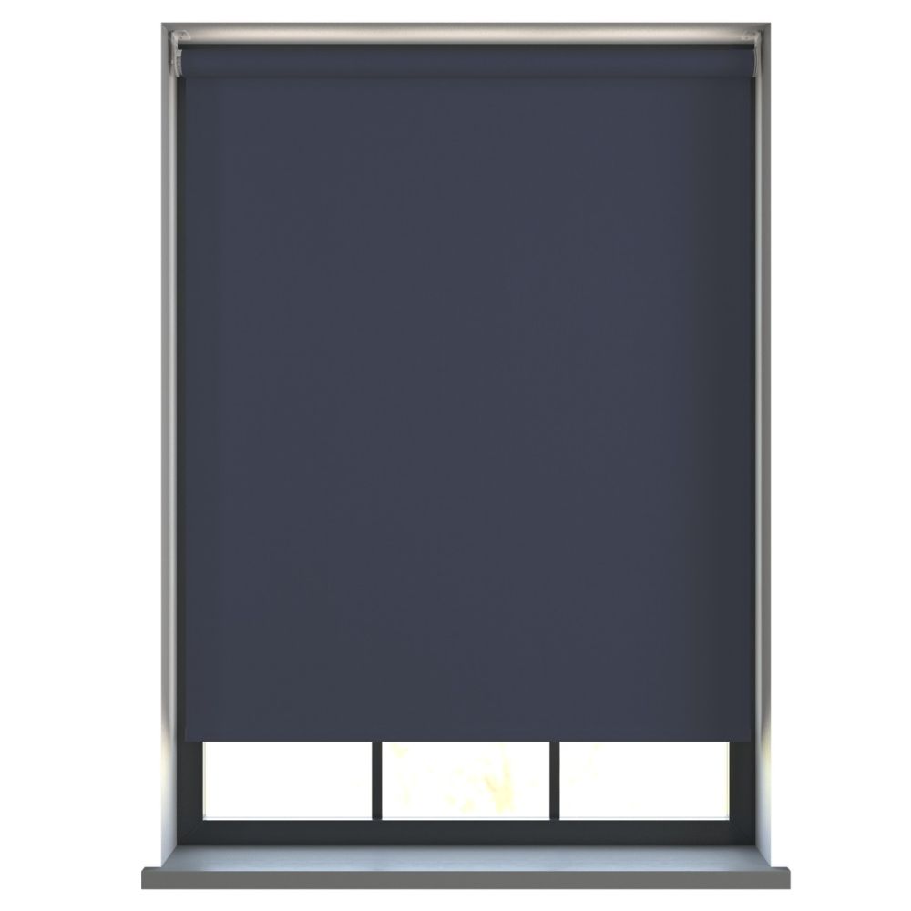 Amor Royal Blue - Electric Roller Blind - IRE