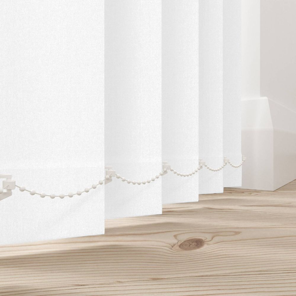 Lux Dark Brilliant White Vertical Blind