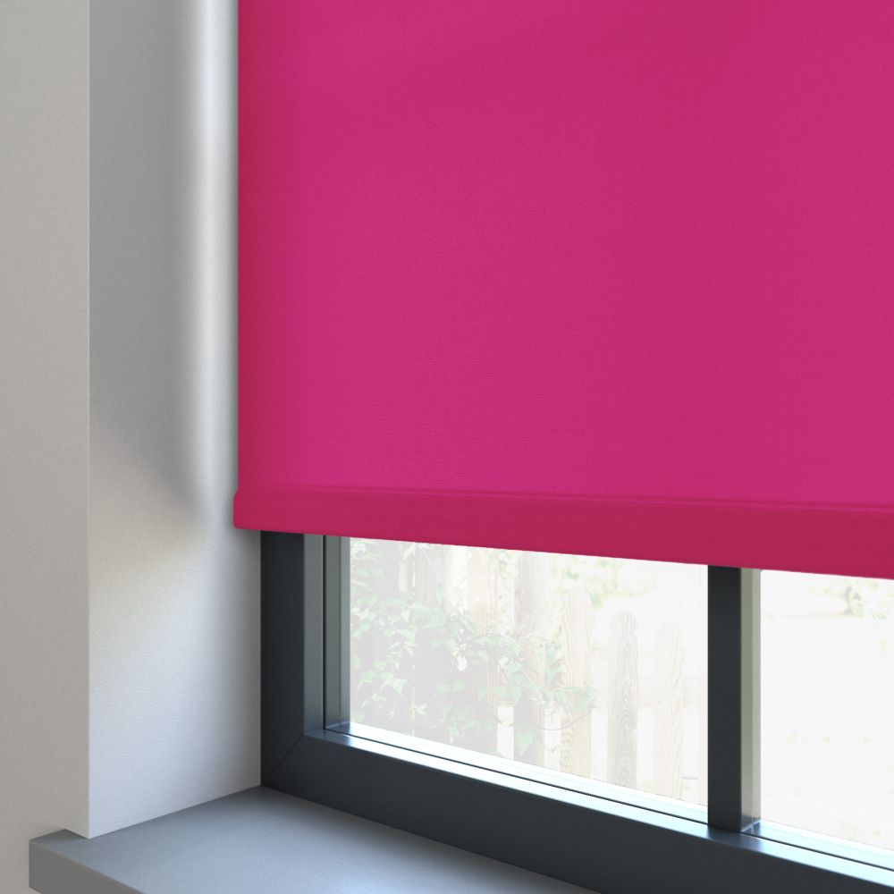 Burst Vibrant Pink Roller Blind