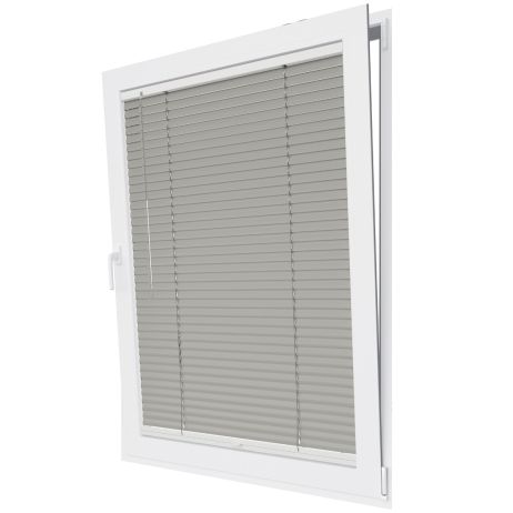 Soft Grey StickFitLite Aluminium Blind